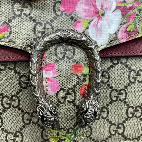 100% Authentic GUCCI Dionysus Small Leather Shoulder Bag - Picture 7 of 14